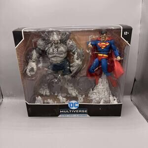 McFarlane DC Multiverse Devastator Batman Earth -1 And Superman Figure 2 Pack